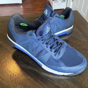 Reebok Blue/White/Black Trainer Shoes